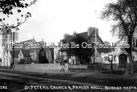 HF 1086 - Church & Parish Hall, Bushey Heath, Hertfordshire