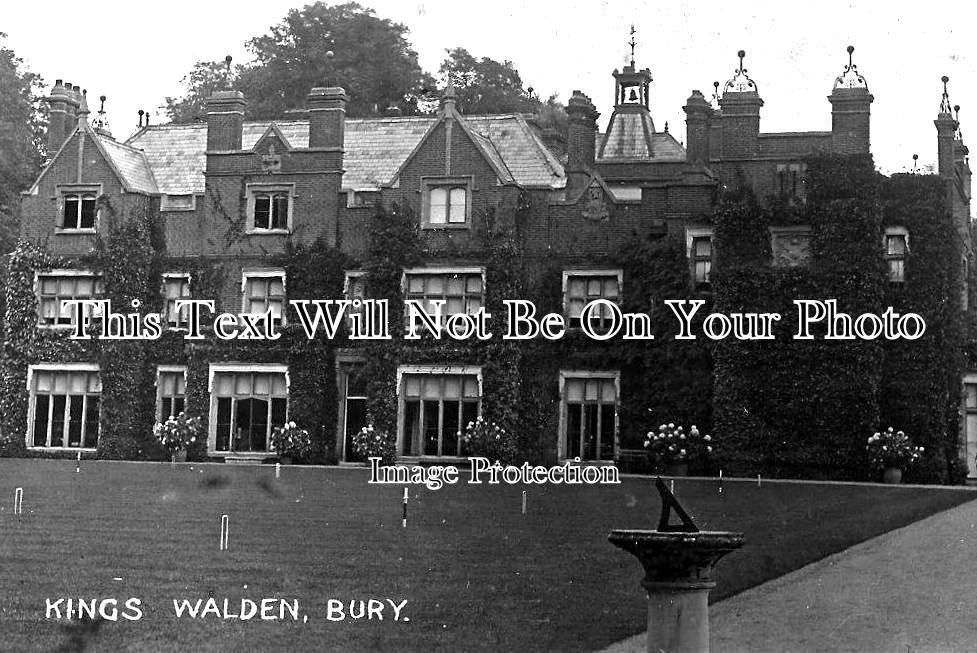 HF 1090 - The Bury, Kings Walden, Hertfordshire c1909