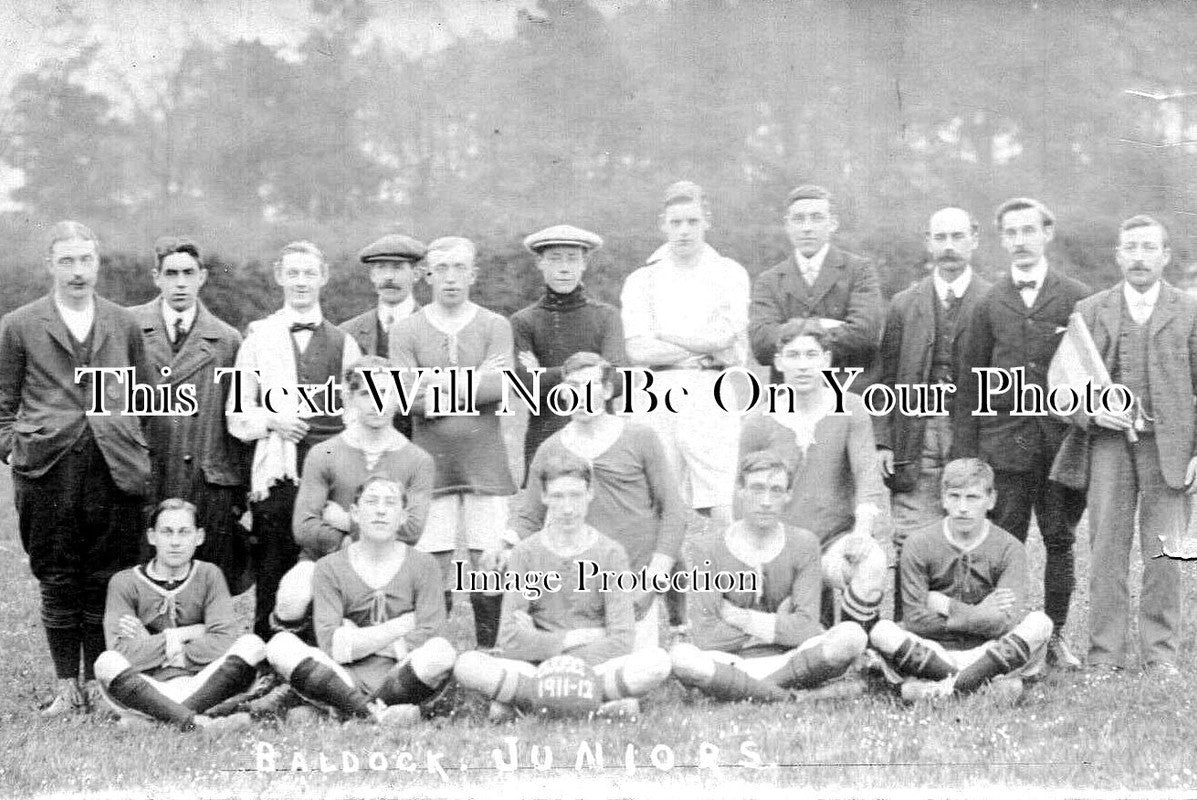 HF 1097 - Baldock Juniors Football Team, Hertfordshire 1911