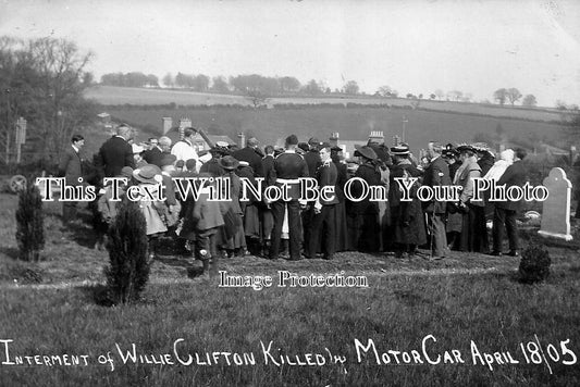 HF 110 - Interment Of Willie Clifton, Markyate, Hertfordshire 1905