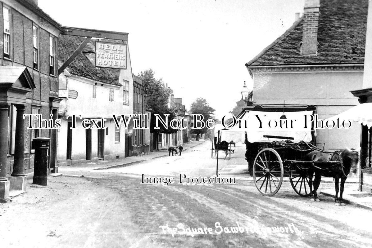 HF 1130 - The Square, Sawbridgeworth, Hertfordshire c1912