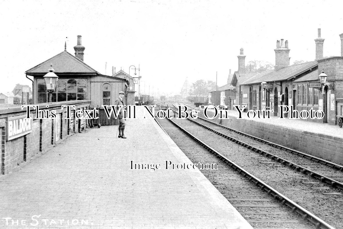 HF 1158 - Baldock Railway Station, Hertfordshire c1909