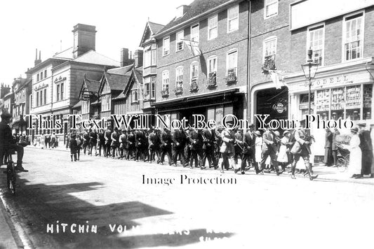 HF 1162 - Volunteers Recruiting Parade, Hitchin, Hertfordshire WW1