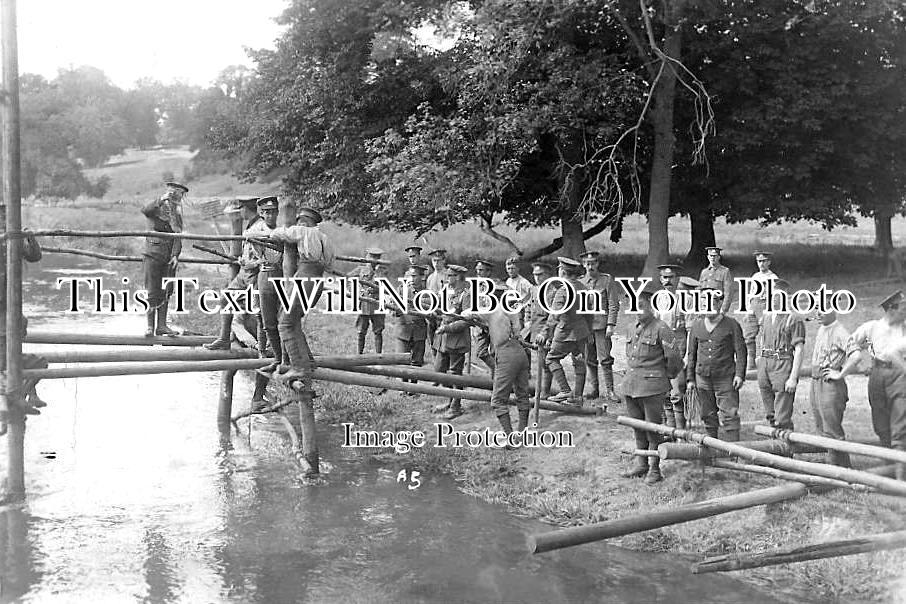 HF 1172 - Norfolk Regiment, Cassiobury Park, Watford, Hertfordshire 1915
