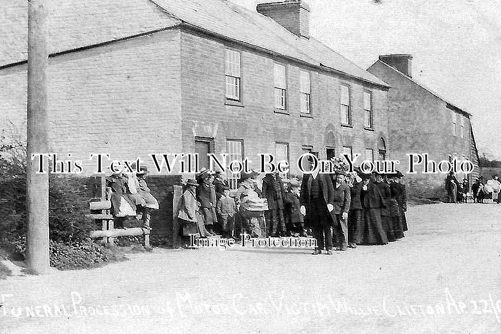 HF 12 - Markyate. Funeral Of Car Crash Victim, Hertfordshire 1905