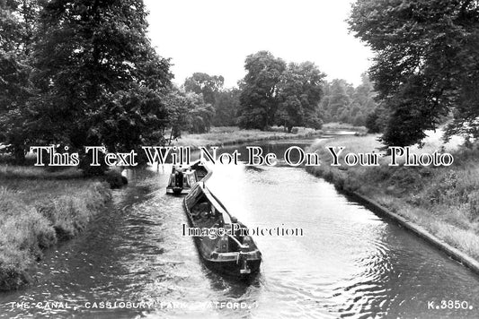 HF 1222 - Canal At Cassiobury Park, Watford, Hertfordshire