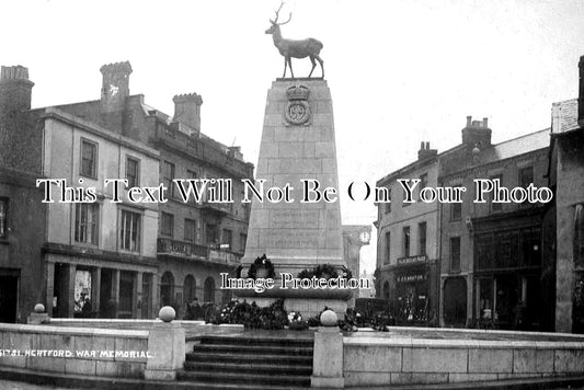 HF 1229 - Hertford War Memorial, Hertfordshire c1930