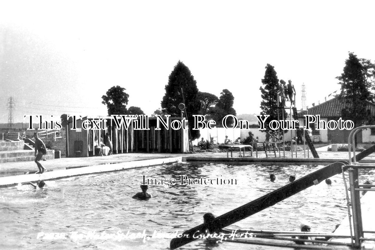 HF 1243 - Open Air Swimming Pool, London Colney, Hertfordshire