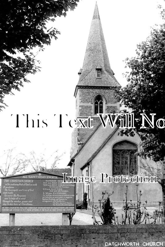 HF 1283 - All Saints Church, Datchworth, Hertfordshire – JB Archive