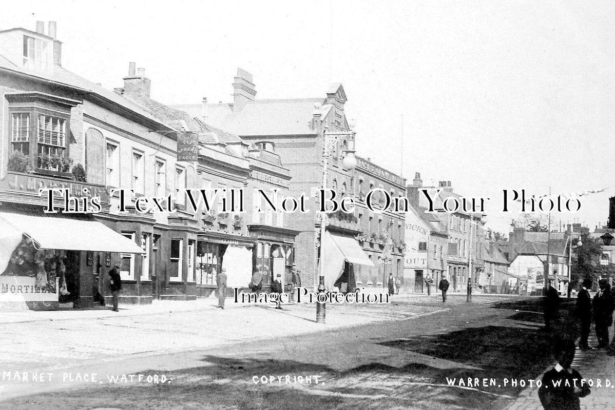 HF 1386 - Market Place, Watford, Hertfordshire c1910