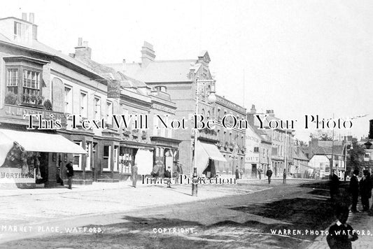 HF 1386 - Market Place, Watford, Hertfordshire c1910