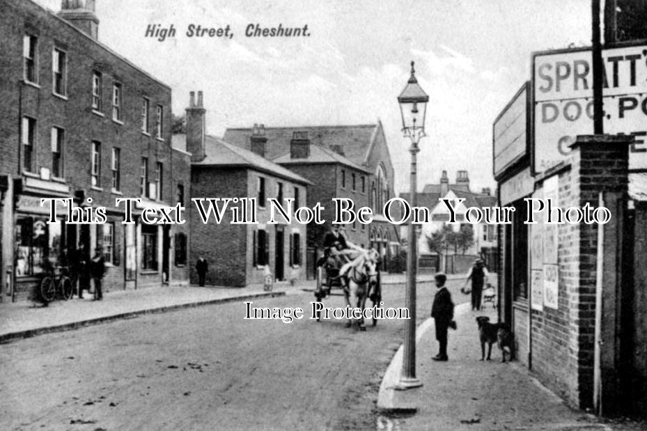 HF 140 - High Street, Cheshunt, Hertfordshire c1908