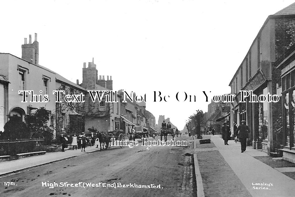 HF 1434 - High Street, West End, Berkhamsted, Hertfordshire c1912