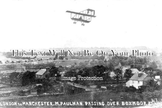 HF 1445 - Aviator M Paulhan Passing Over Boxmoor, Hertfordshire 1910
