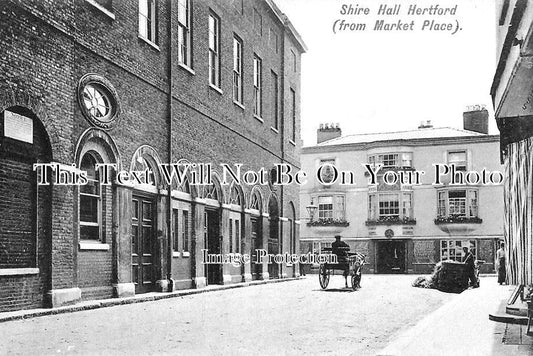 HF 1474 - Shire Hall From Market Place, Hertford, Hertfordshire