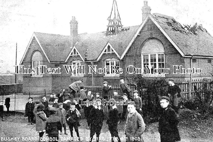 HF 1505 - Bushey Board School Fire Damage, Hertfordshire