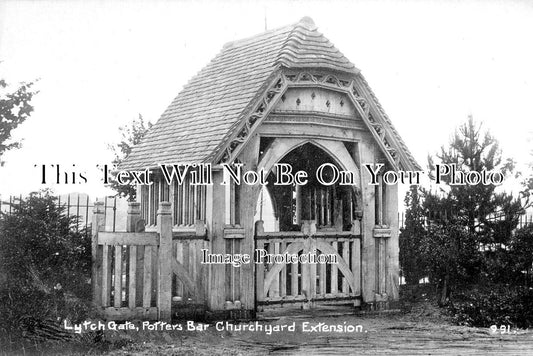 HF 1520 - Lych Gate, Potters Bar Churchyard Extension, Hertfordshire