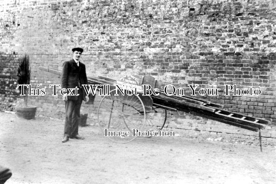 HF 158 - Window Cleaner & Carpet Beater, College Road, Cheshunt, Hertfordshire c1910