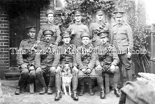 HF 1586 - British Army Soldiers, Hemel Hempstead, Hertfordshire 1910