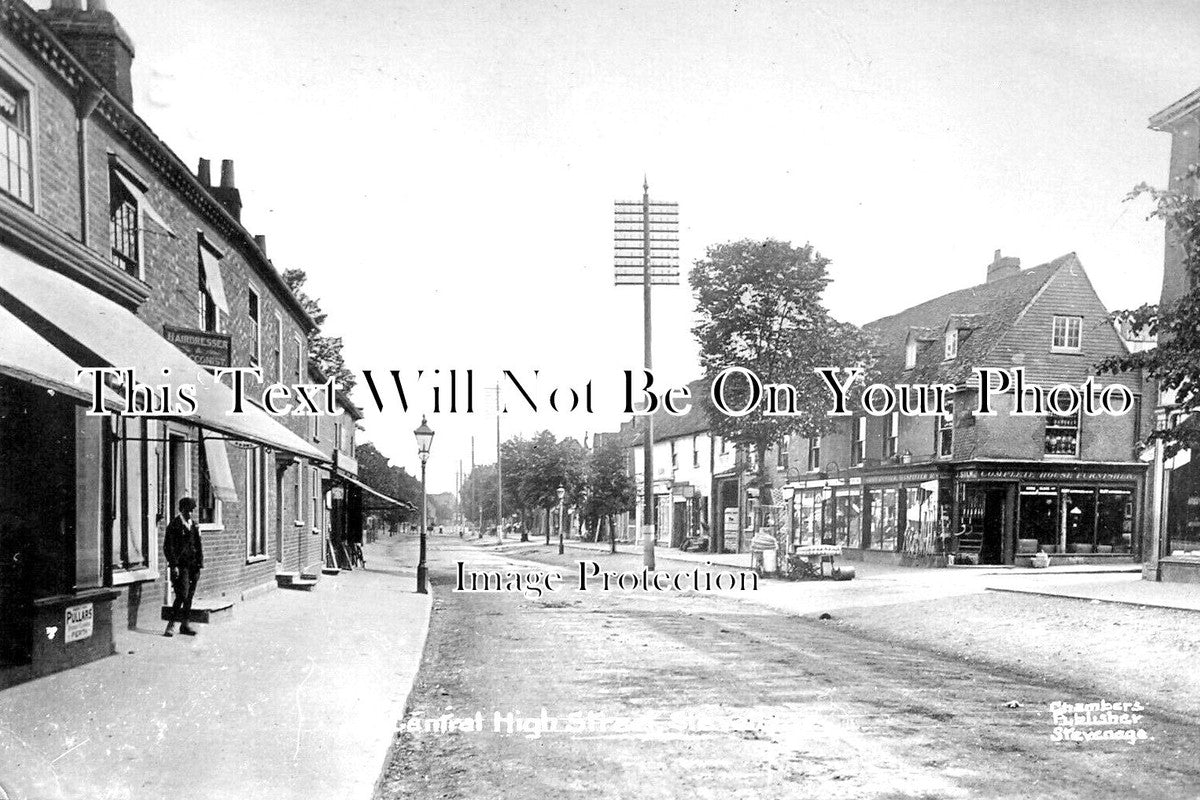 HF 1592 - Central High Street, Stevenage, Hertfordshire c1919