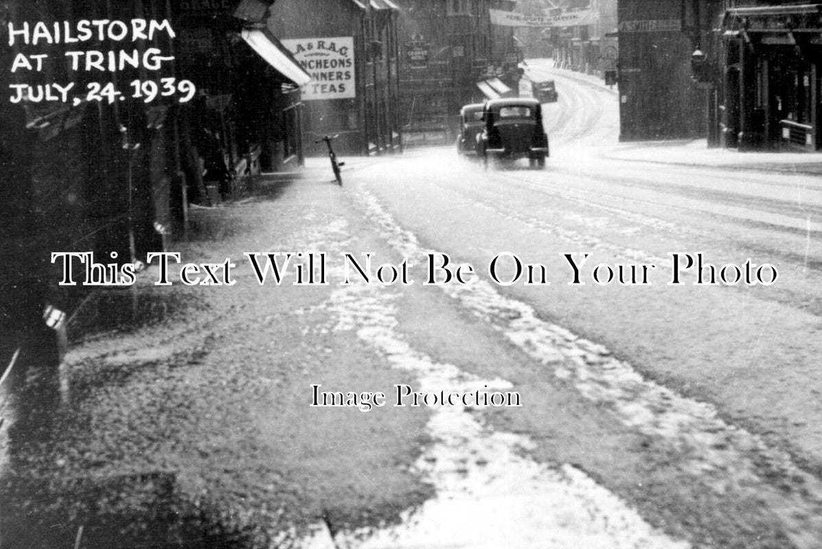 HF 1594 - Hailstorm At Tring, Hertfordshire 1939