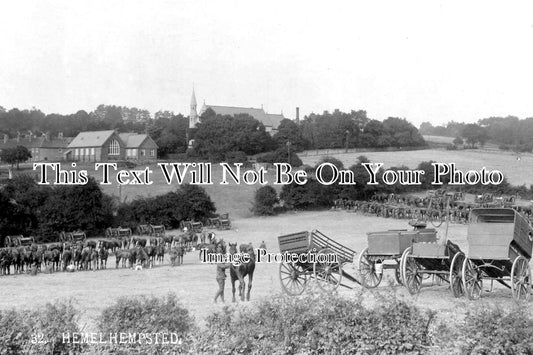 HF 1648 - Military Camp, Hemel Hempstead, Hertfordshire c1910