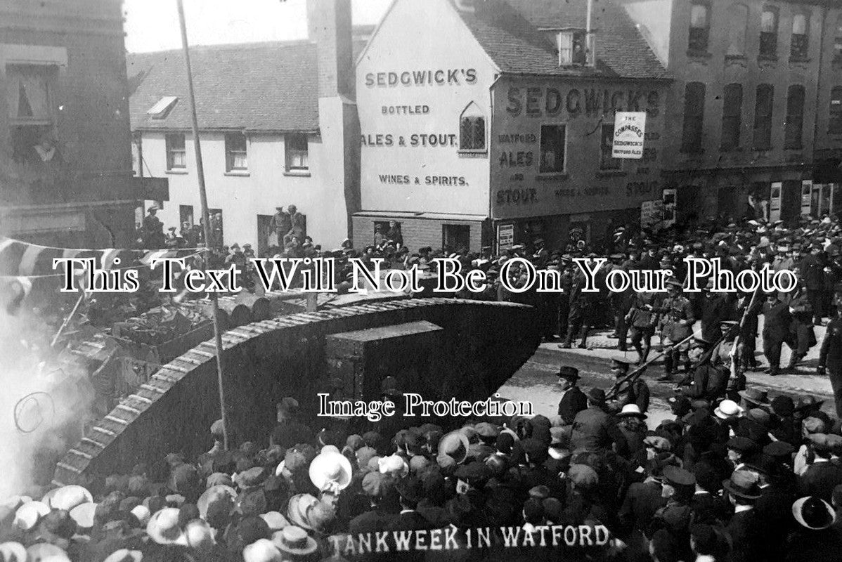 HF 1703 - Tank Week In Watford, Hertfordshire WW1