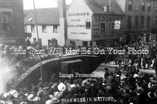 HF 1703 - Tank Week In Watford, Hertfordshire WW1