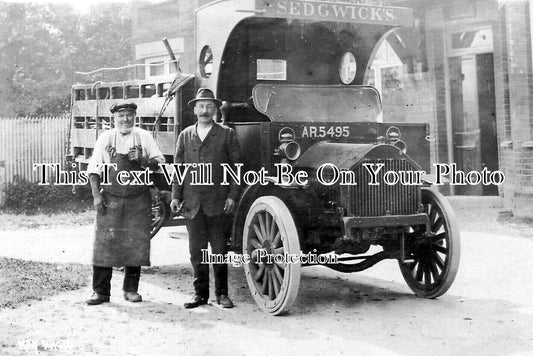 HF 1826 - Sedgwicks Brewery Delivery Truck, Watford, Hertfordshire c1913