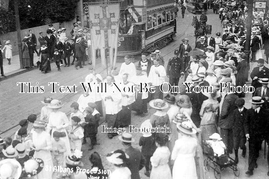 HF 1862 - St Albans Procession, Hertfordshire 1913