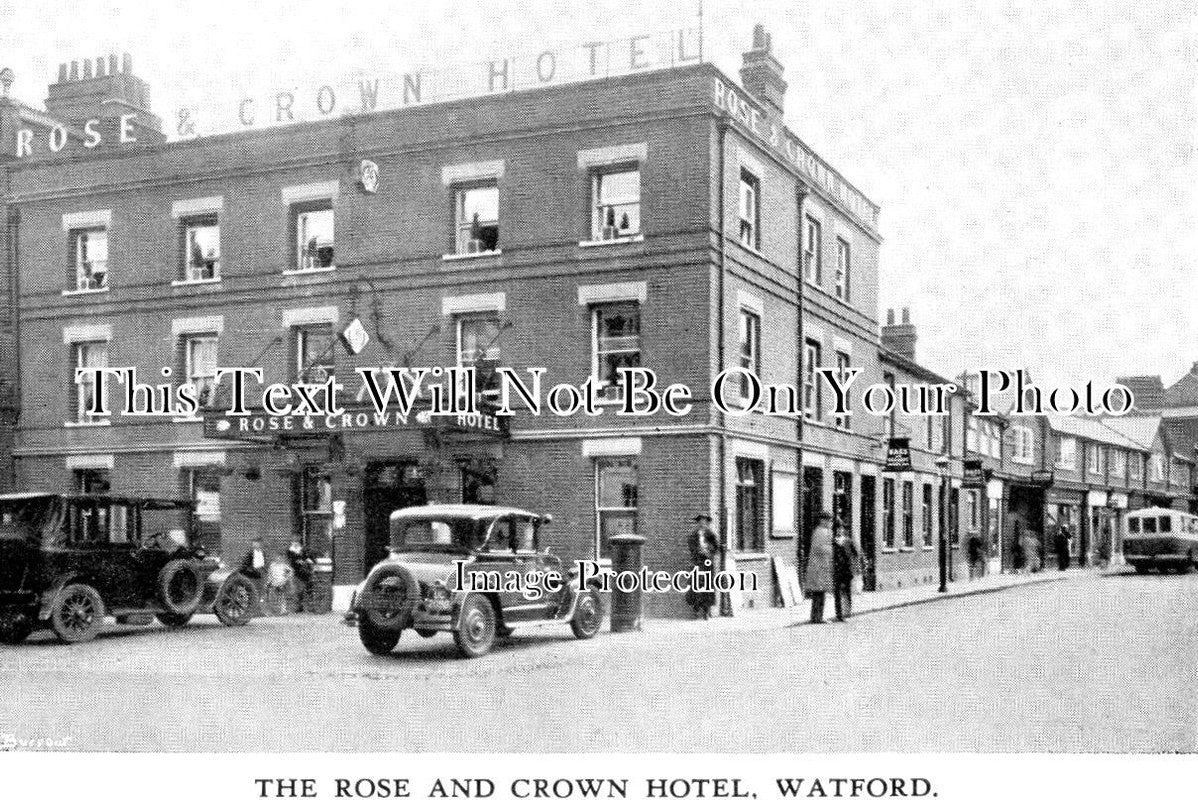 HF 1869 - The Rose & Crown Hotel, Watford, Hertfordshire c1933