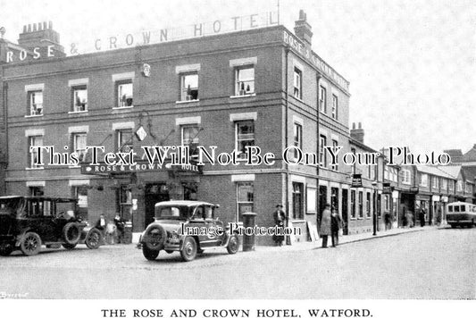 HF 1869 - The Rose & Crown Hotel, Watford, Hertfordshire c1933