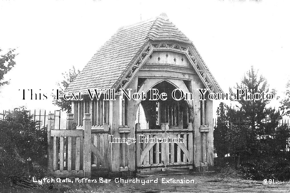 HF 1873 - Lytch Gate, Potters Bar Churchyard Extension, Hertfordshire 1921