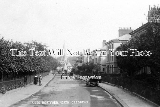 HF 192 - North Crescent, Hertford, Hertfordshire c1923