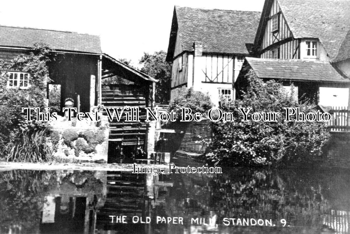 HF 1926 - The Old Paper Mill, Standon, Hertfordshire c1957