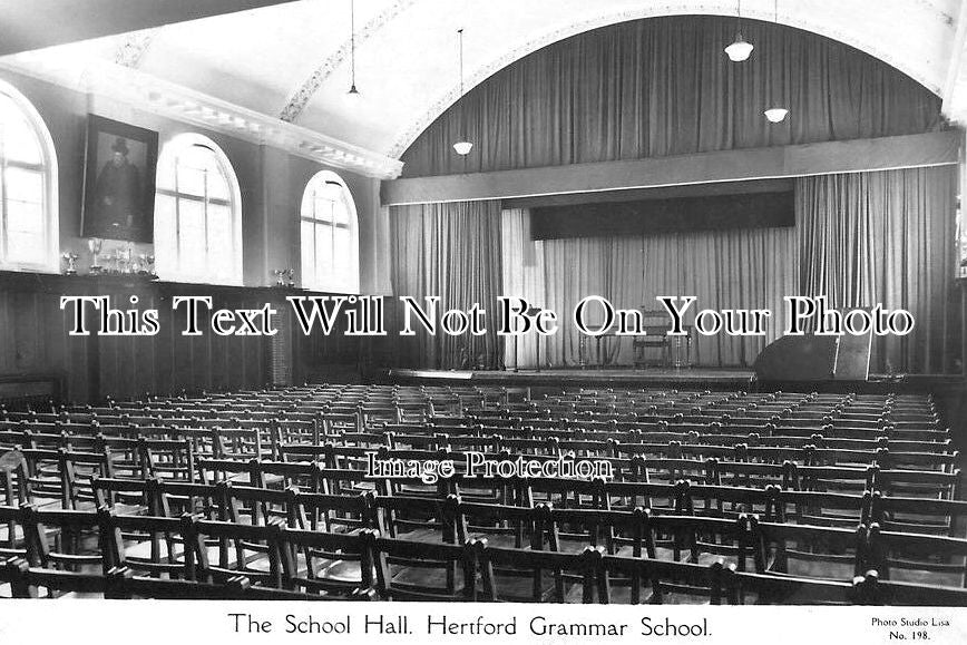 HF 1928 - The School Hall, Hertford Grammar School, Hertfordshire