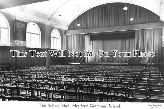 HF 1928 - The School Hall, Hertford Grammar School, Hertfordshire