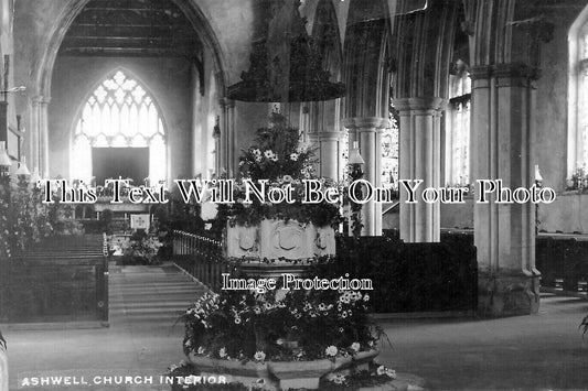 HF 1932 - Ashwell Church Interior, Hertfordshire c1915