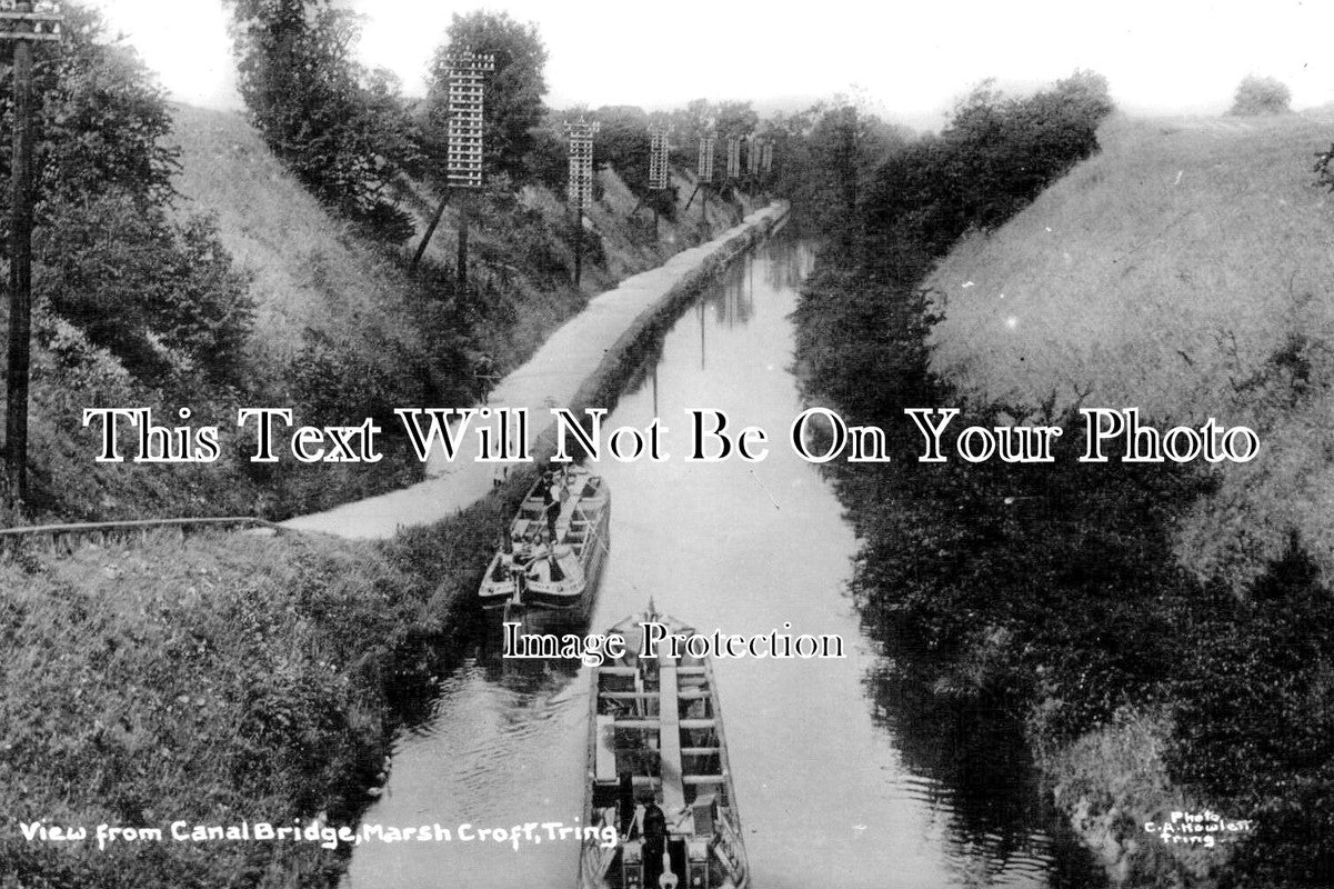 HF 1982 - From Canal Bridge, Marsh Croft, Tring, Hertfordshire