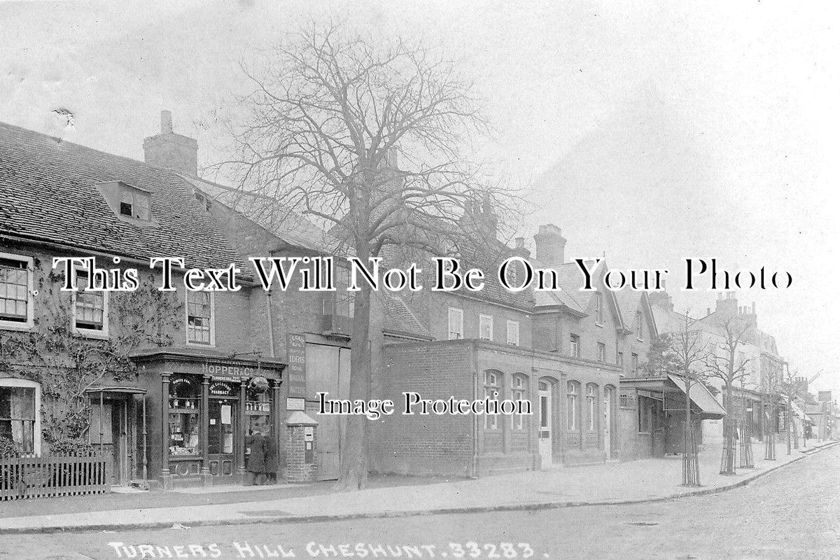 HF 202 - Turners Hill Post Office, Cheshunt, Hertfordshire c1908