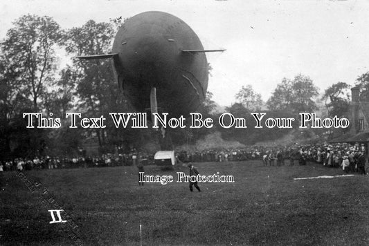 HF 217 - Airship HMA Gamma At Berkhamsted Castle, Hertfordshire 1913