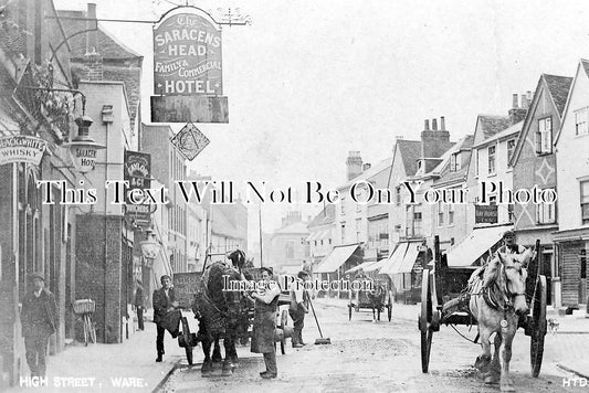 HF 218 - Saracens Head Hotel, Ware, Hertfordshire c1908