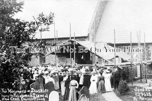 HF 2193 - Foundation Stone Laying, High Cross Church, Hertfordshire 1906