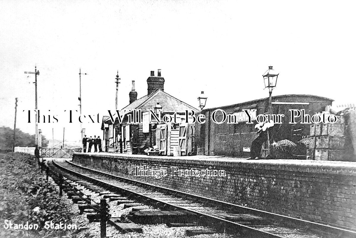 HF 2208 - Standon Railway Station, Hertfordshire c1915