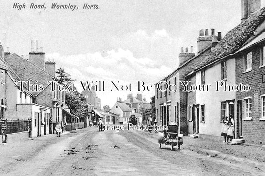 HF 2270 - High Road, Wormley, Hertfordshire c1908