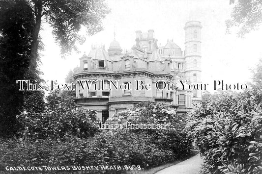 HF 2310 - Caldecote Towers, Bushey Heath, Hertfordshire c1906