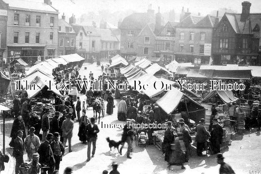 HF 2321 - Hitchen Market Day, Hertfordshire
