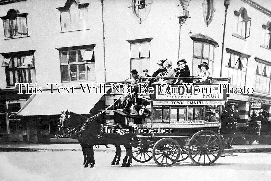 HF 2369 - The Town Omnibus, Letchworth, Hertfordshire c1912