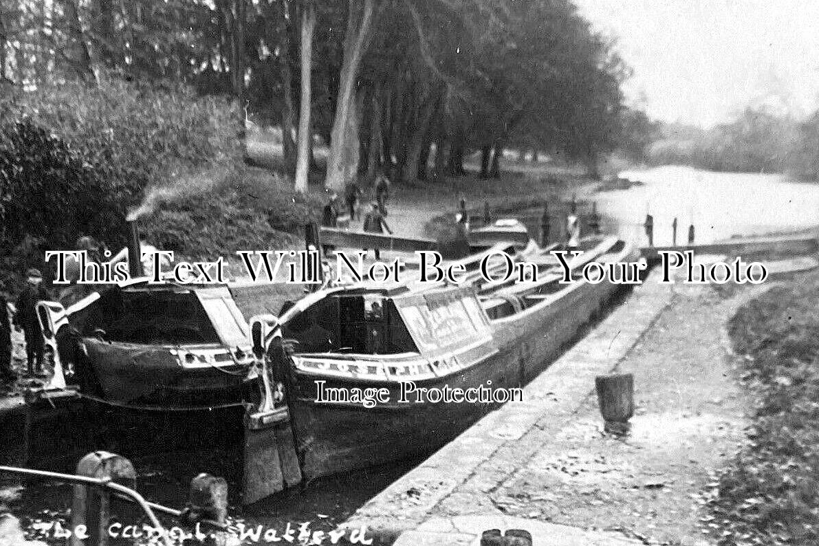 HF 2374 - The Canal At Watford, Hertfordshire