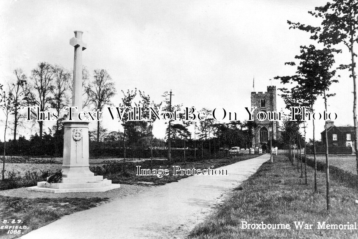 HF 2464 - Broxbourne War Memorial, Hertfordshire – JB Archive